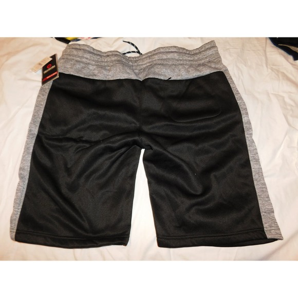Akademiks Men Tech Fleece Shorts Size 3XL XXXL Black / Gray - Picture 2 of 2